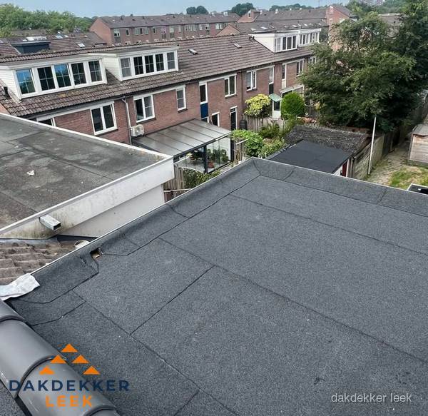 Dakinspectie plat dak aanbouw in Leek Dakinspectie plat dak aanbouw in Leek